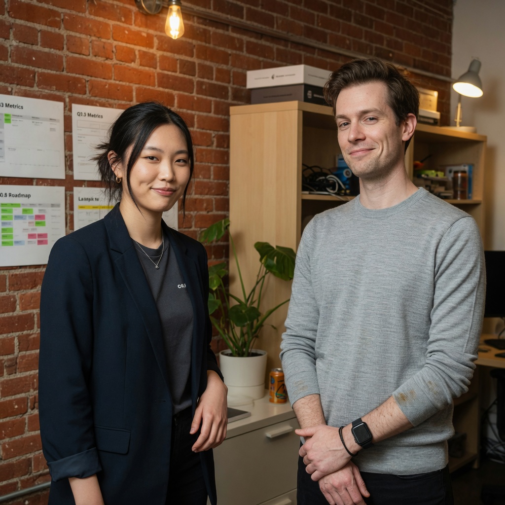 Mei Gao & Jordan Blake, founder of Leasepath